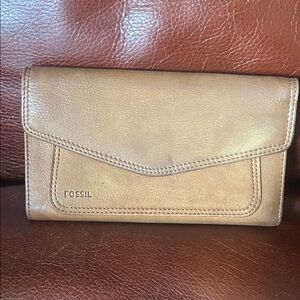 Fossil Trifold Leather Wallet